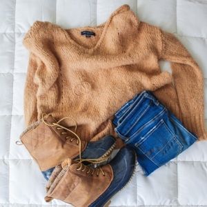American Eagle Jegging Fit Oversized Sweater
